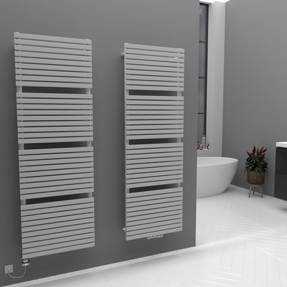 Badheizkörper Handtuchwärmer Paneelheizkörper 1350 Watt FLORA Weiß